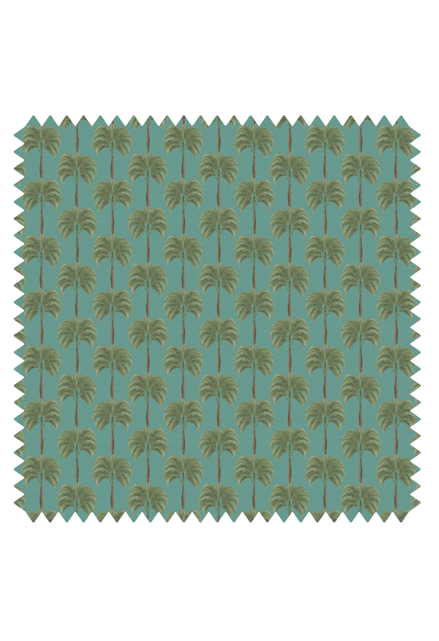 Little Palma Velvet Fabric - Bay