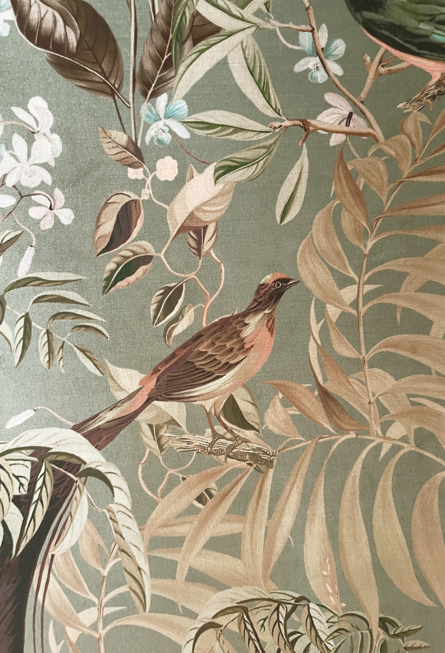 Resplendent Woods Velvet Fabric - Willow