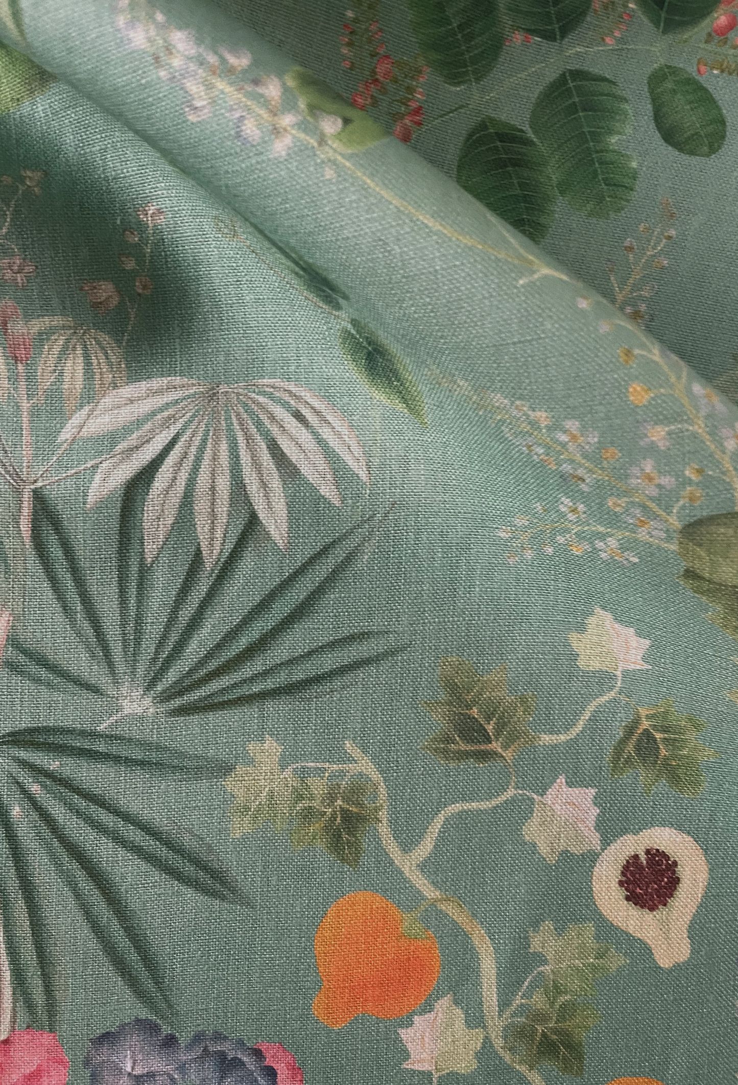 Little Eden Linen Fabric - Spring
