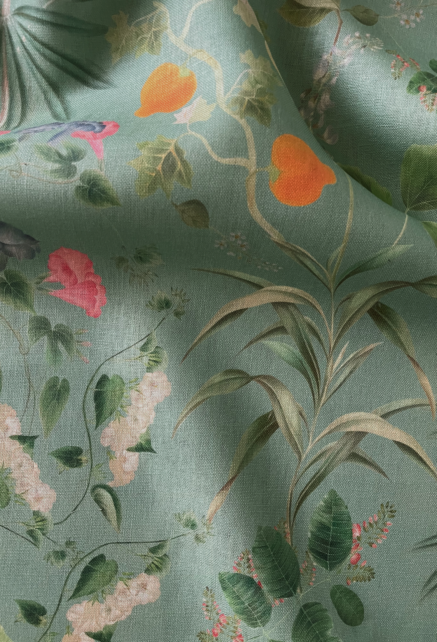 Little Eden Linen Fabric - Spring