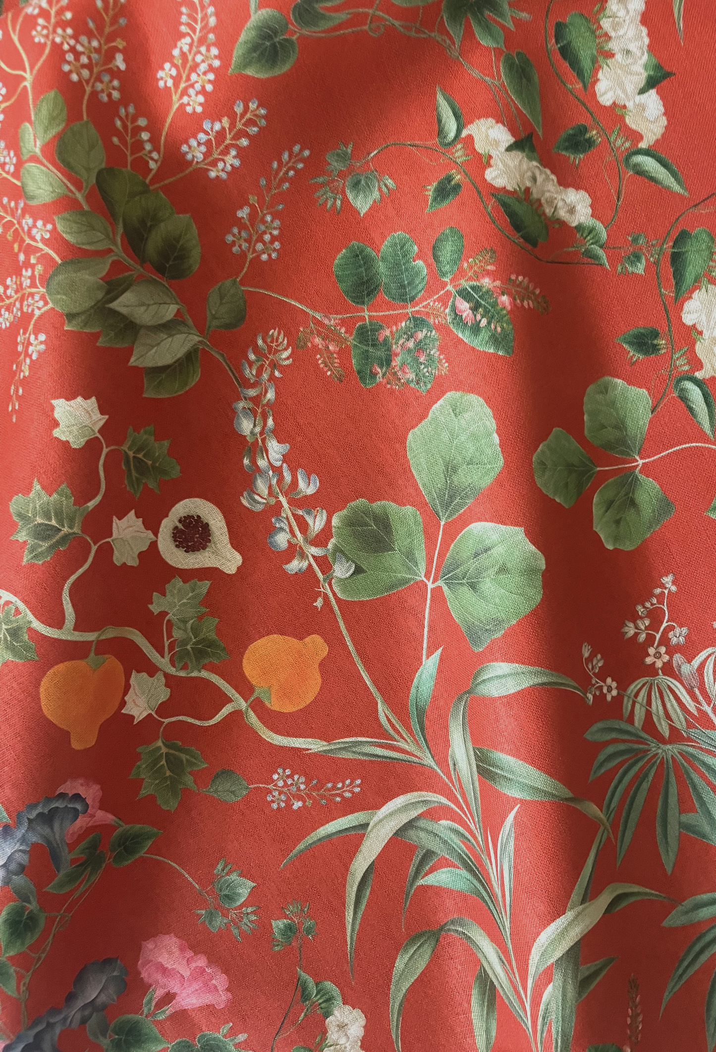 Little Eden Linen Fabric - Marigold