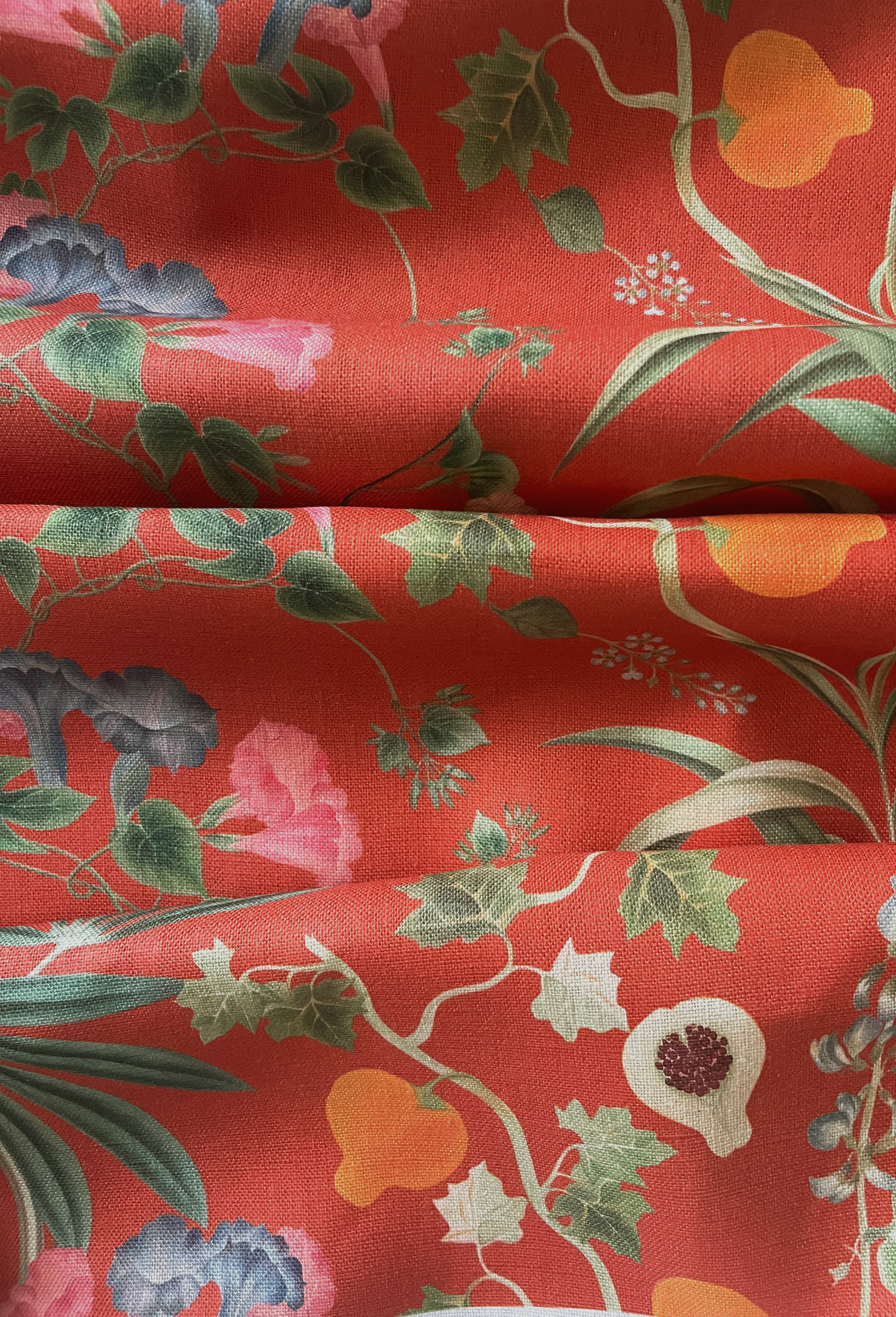 Little Eden Linen Fabric - Marigold