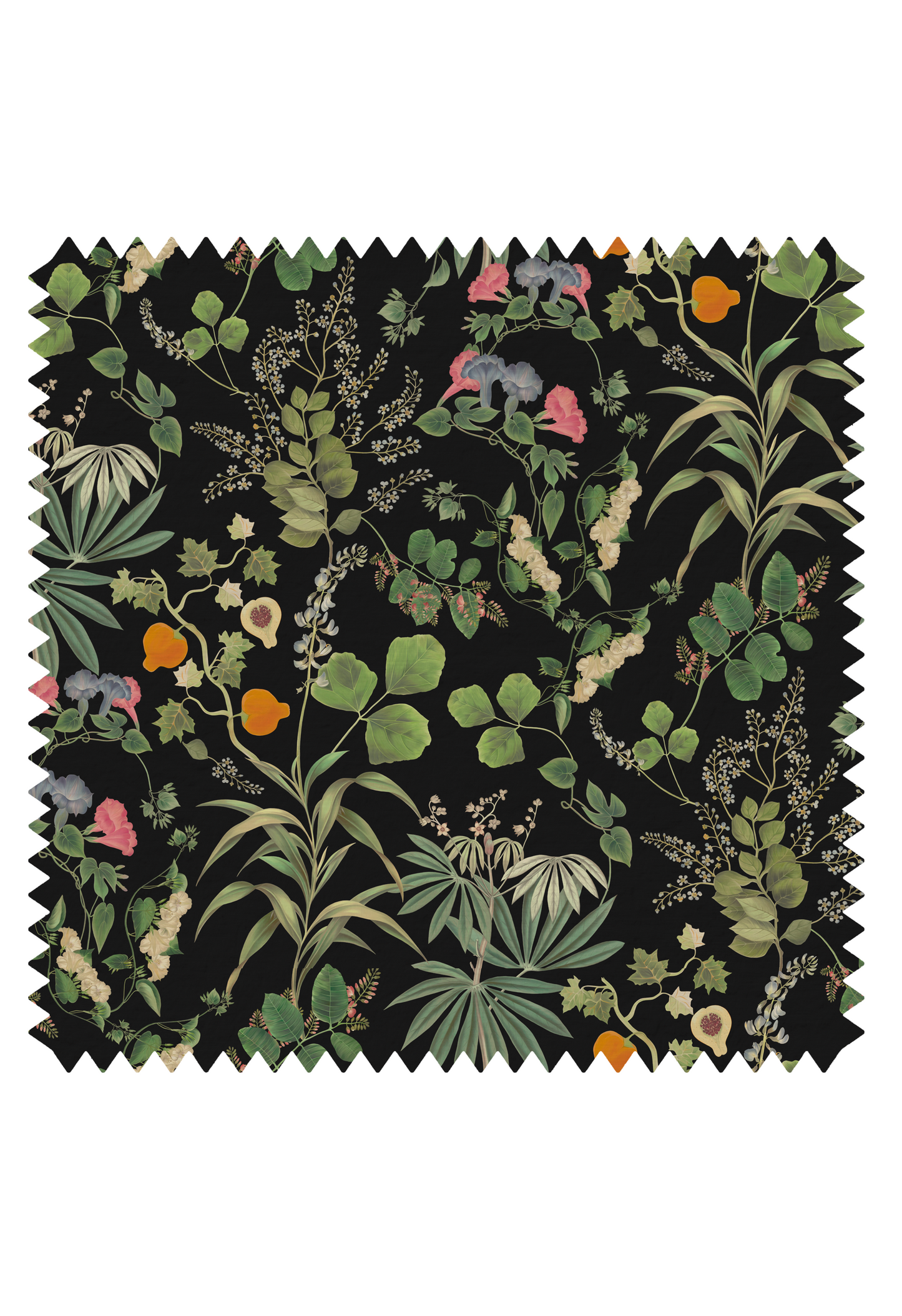 Little Eden Linen Fabric - Night