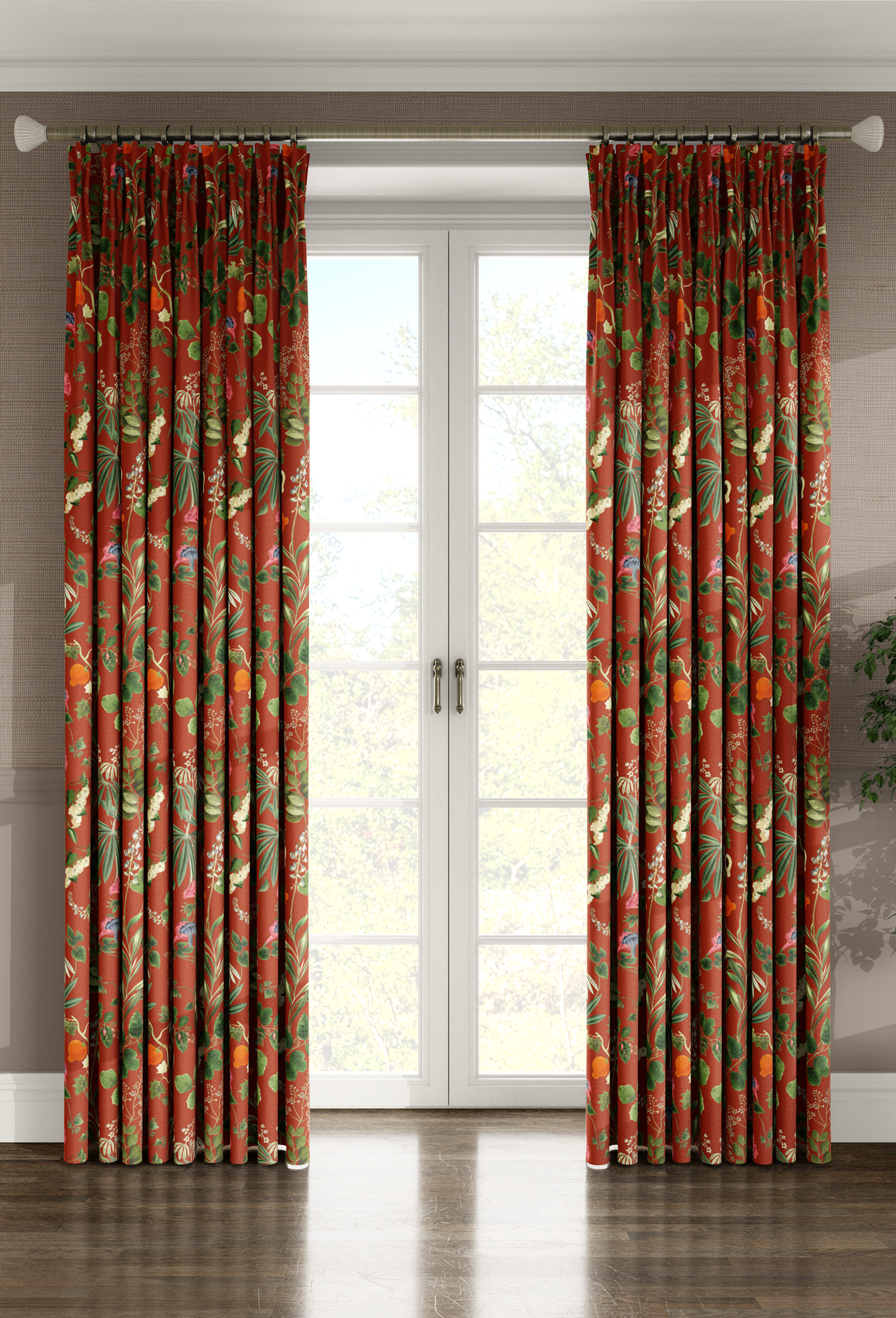 Little Eden Linen Fabric - Marigold