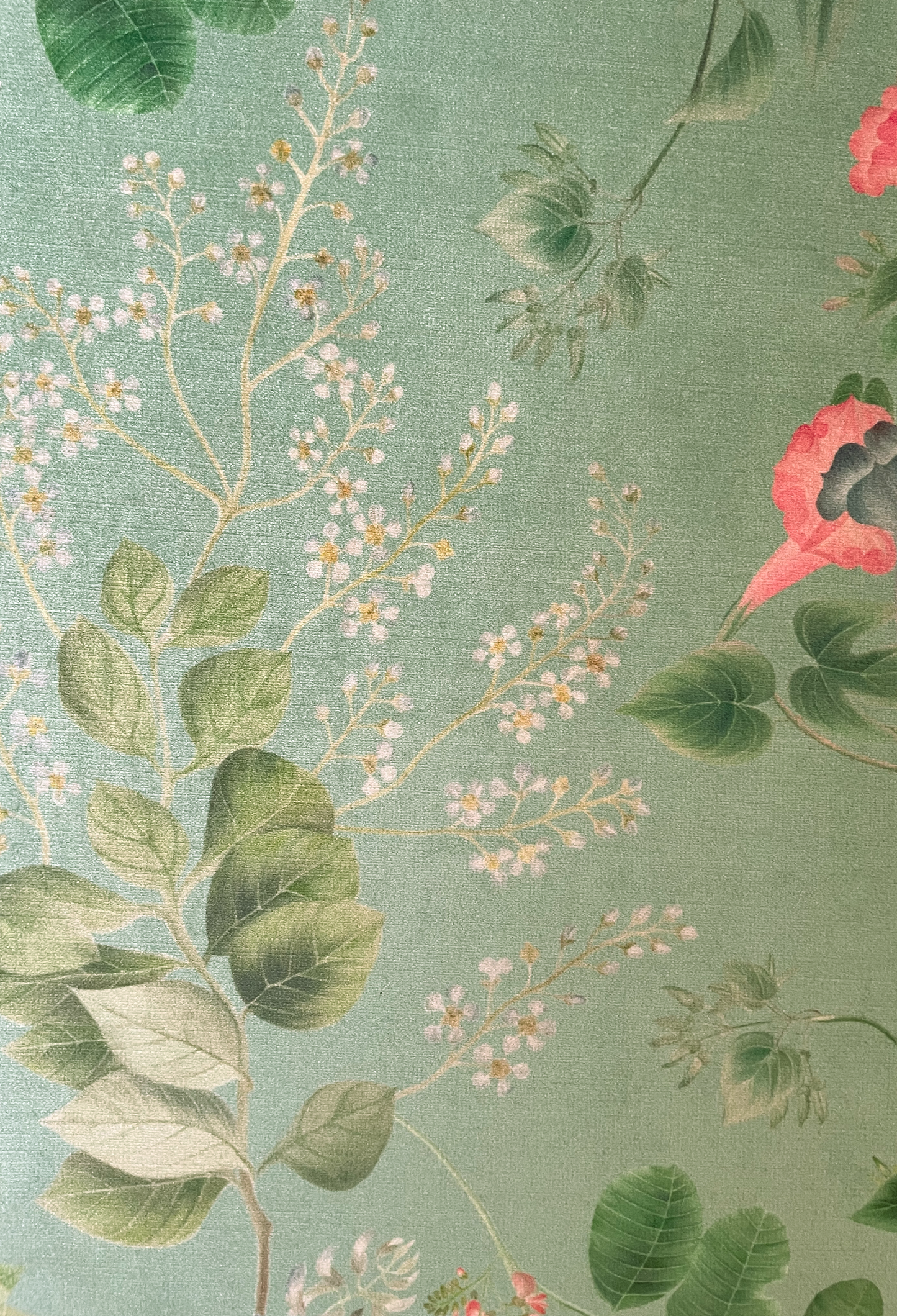 Little Eden Velvet Fabric - Spring