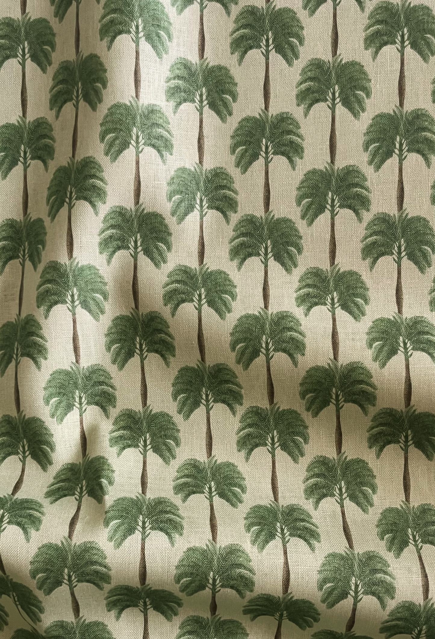 Little Palma Linen Fabric - Sand