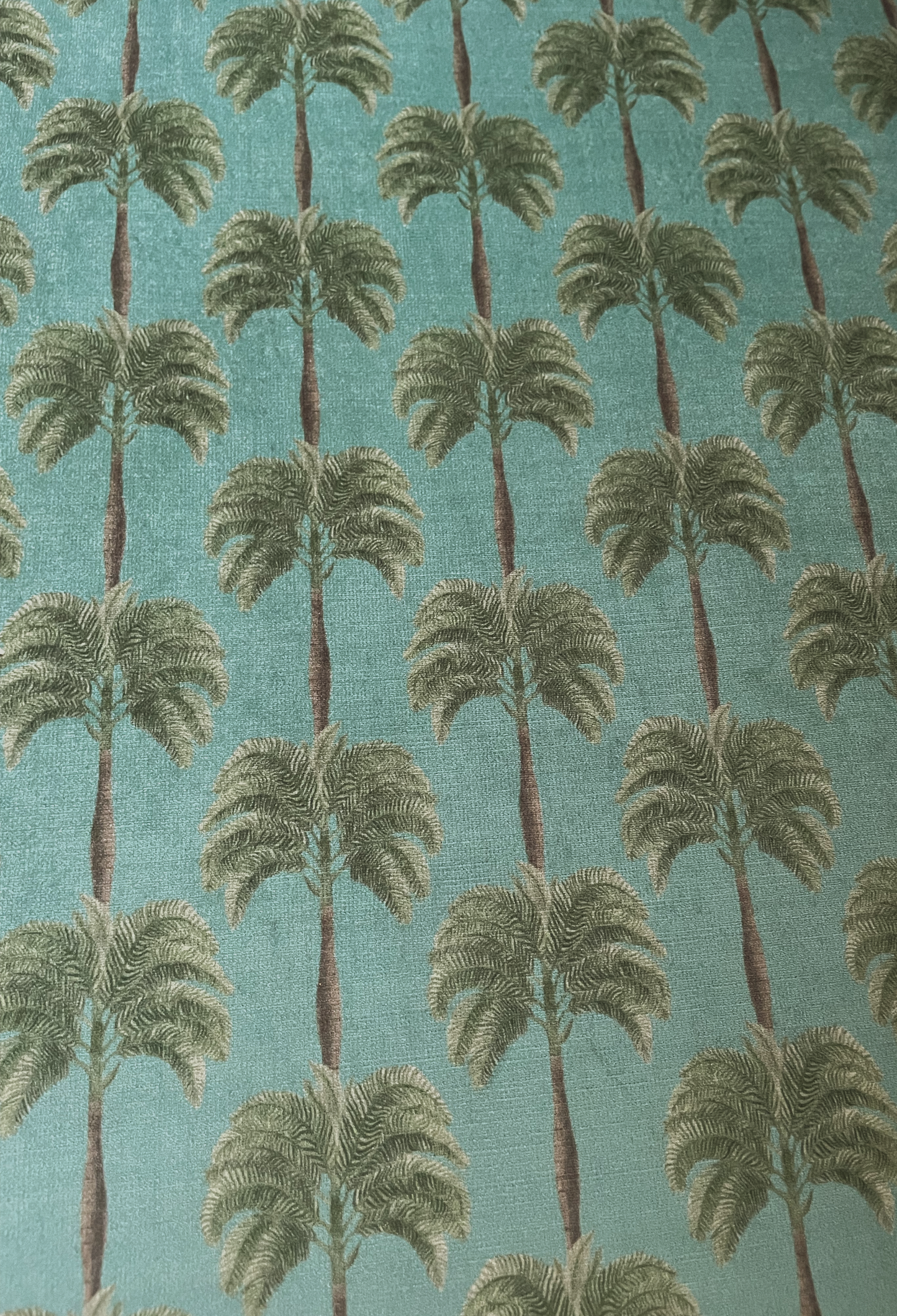 Little Palma Velvet Fabric - Bay