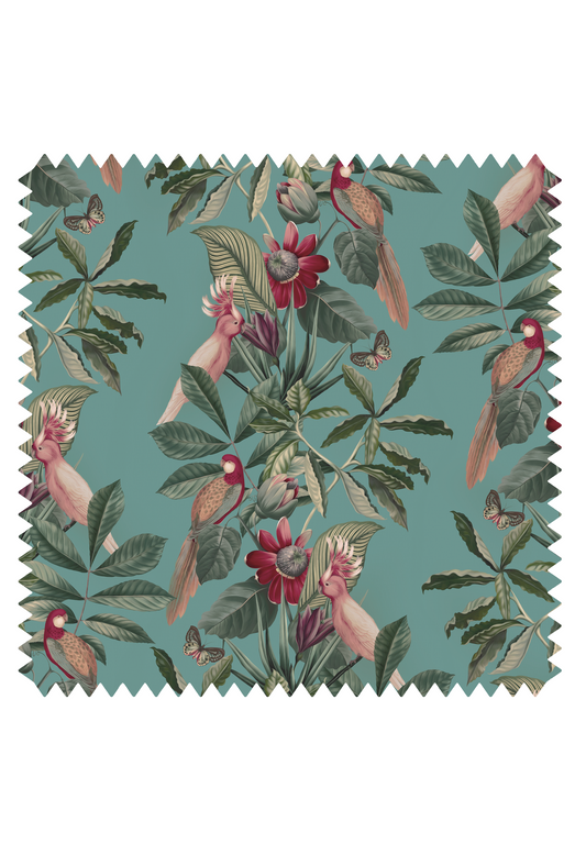 Passiflora Linen Fabric - Vardo