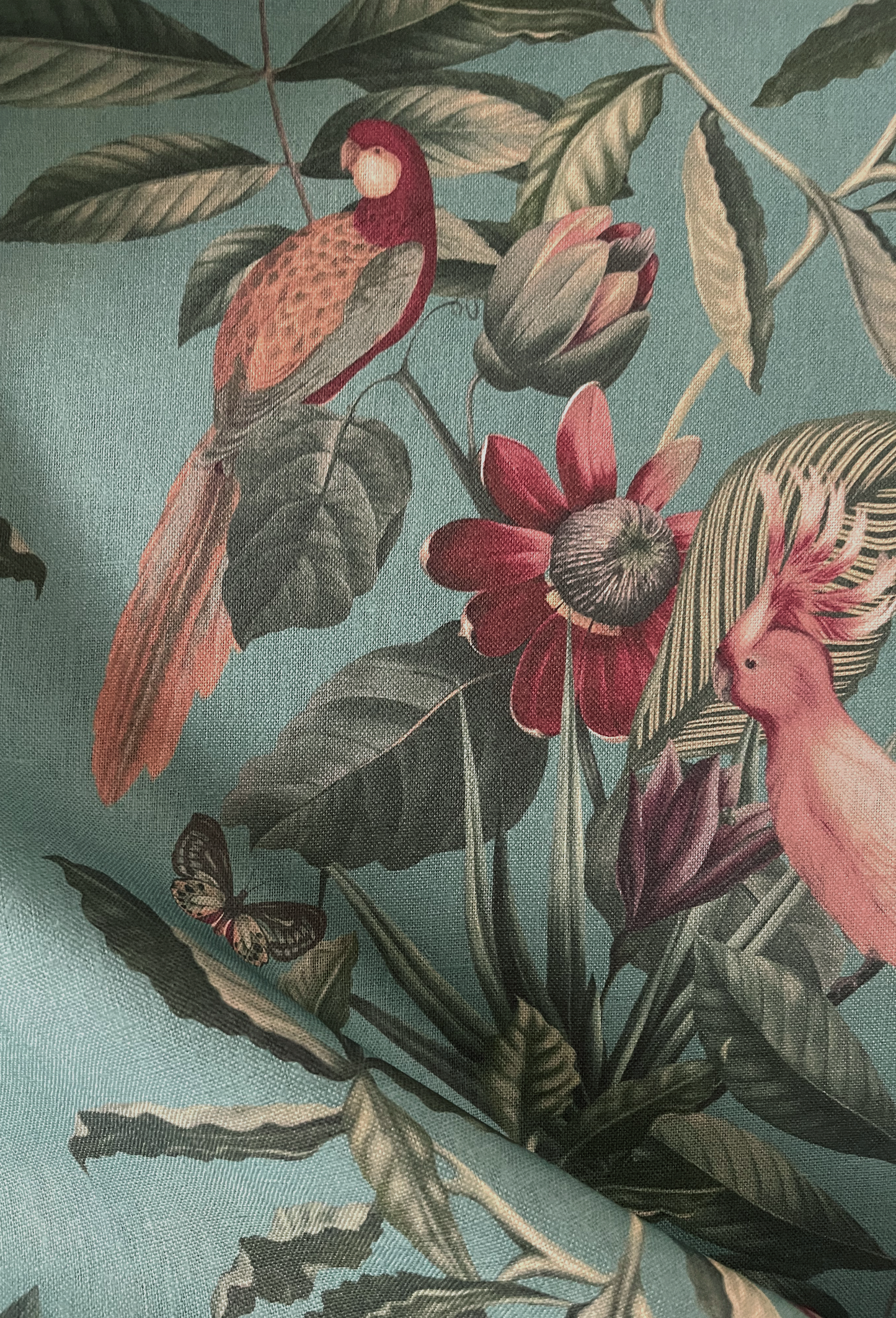 Passiflora Linen Fabric - Vardo