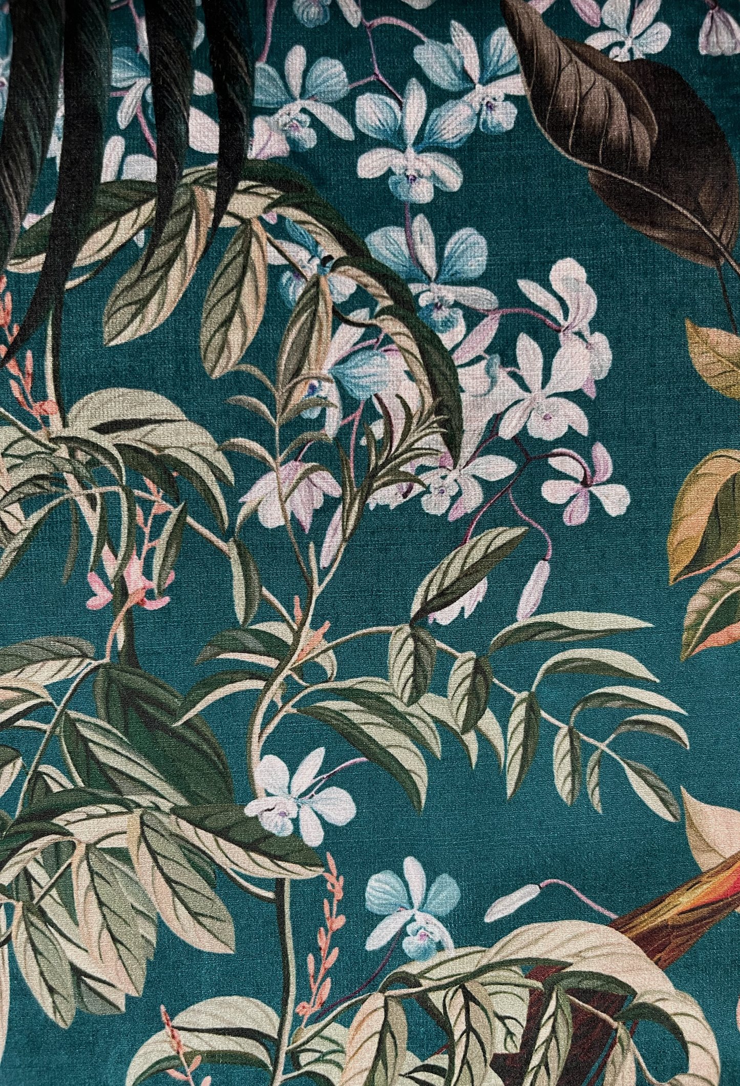 Resplendent Woods Velvet Fabric - Forest