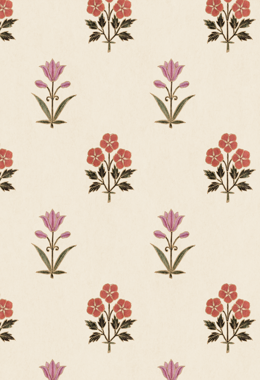 Sultana Wallpaper - Rose