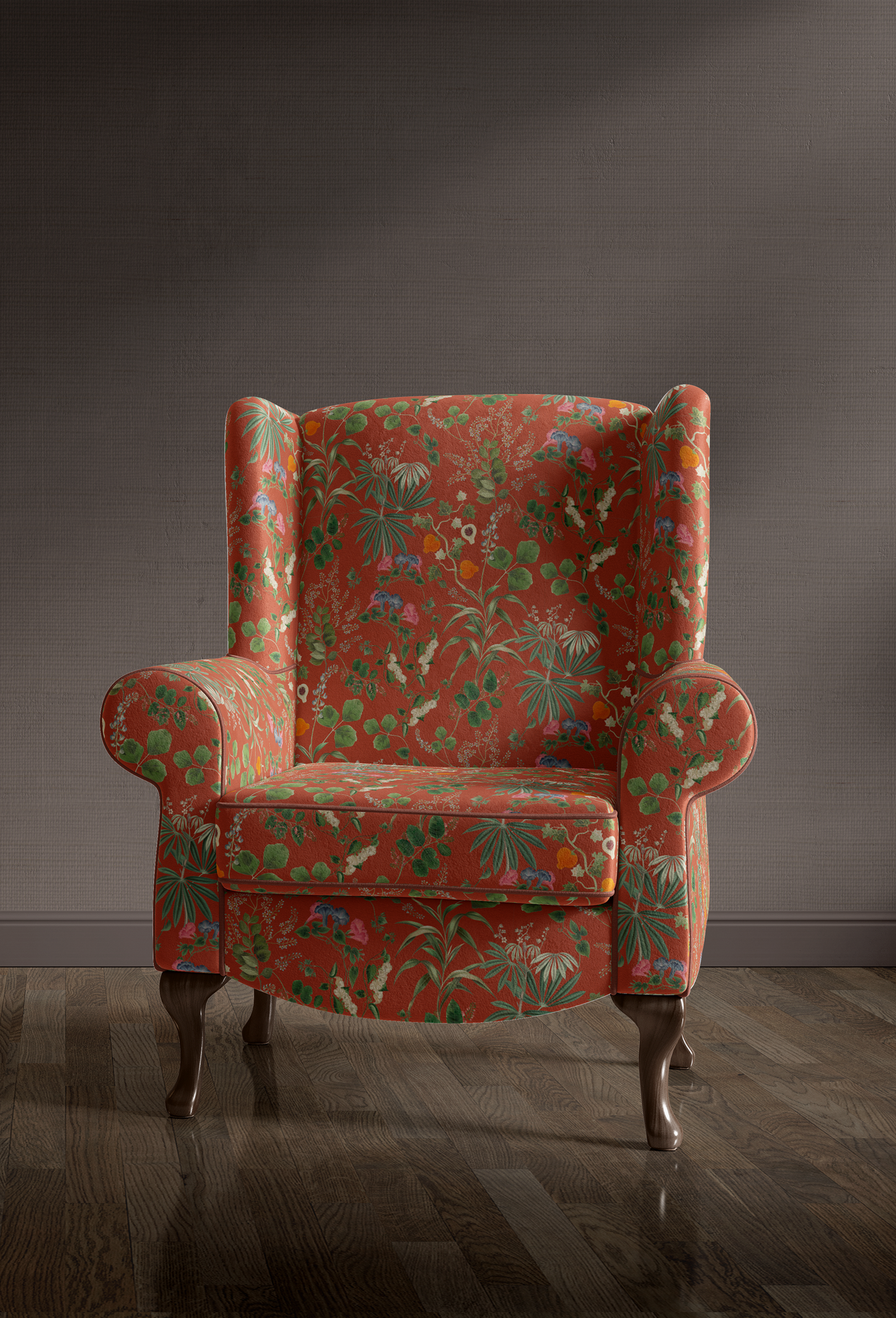 Little Eden Velvet Fabric - Marigold