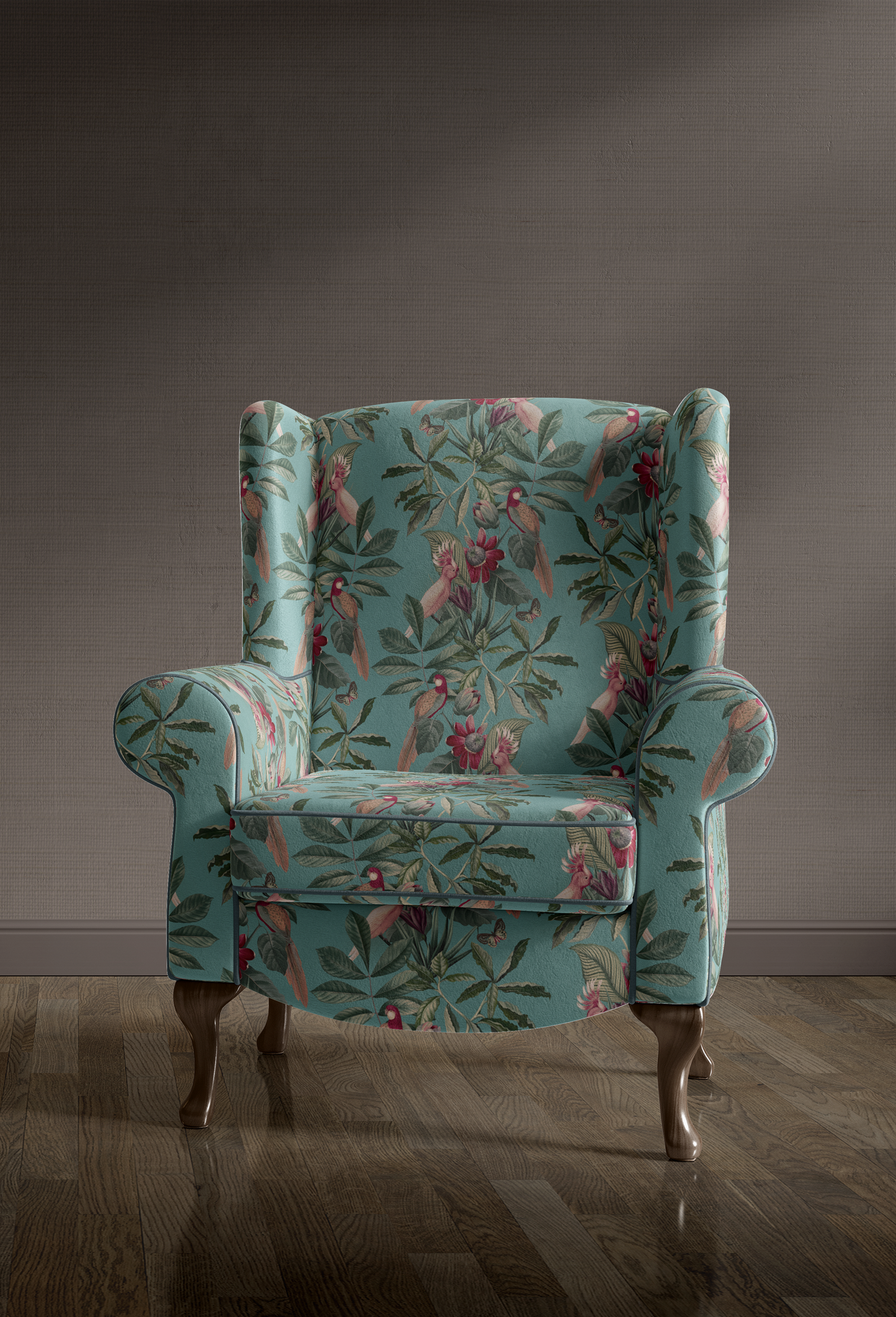 Passiflora Velvet Fabric - Vardo