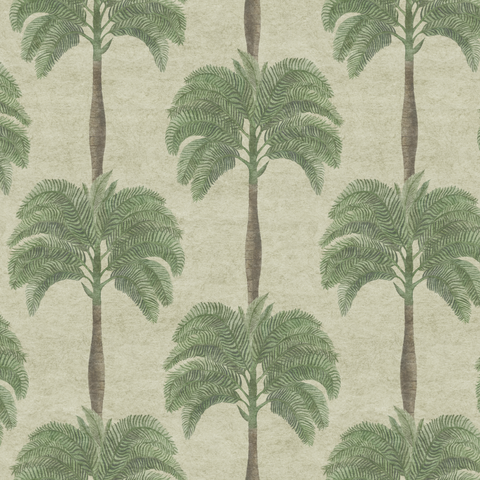 Deus ex Gardenia - Little Palma Wallpaper in Sand