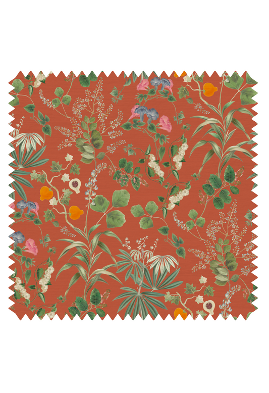 Little Eden Velvet Fabric - Marigold