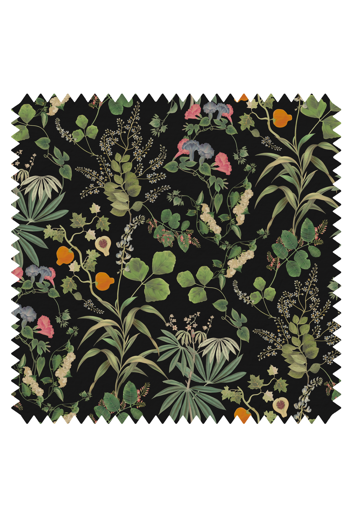 Little Eden Velvet Fabric - Night