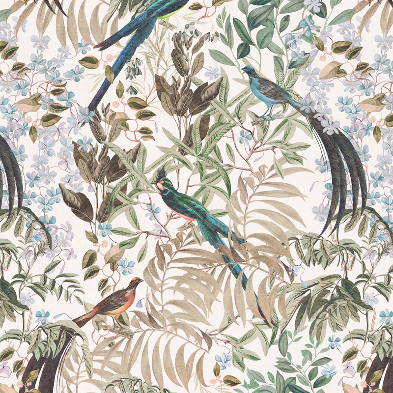 Resplendent Woods Wallpaper - Shaded White