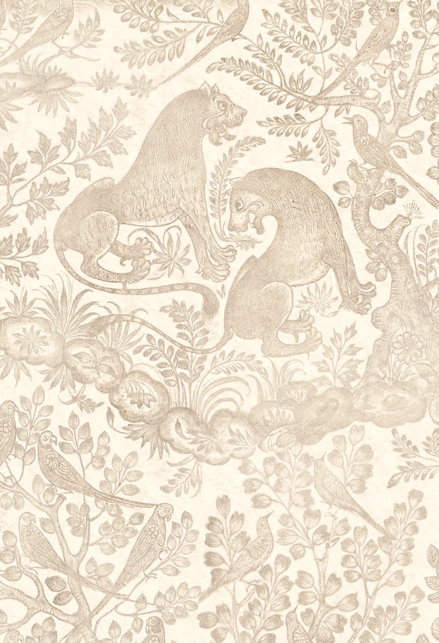 Fablewood Wallpaper - Chalk
