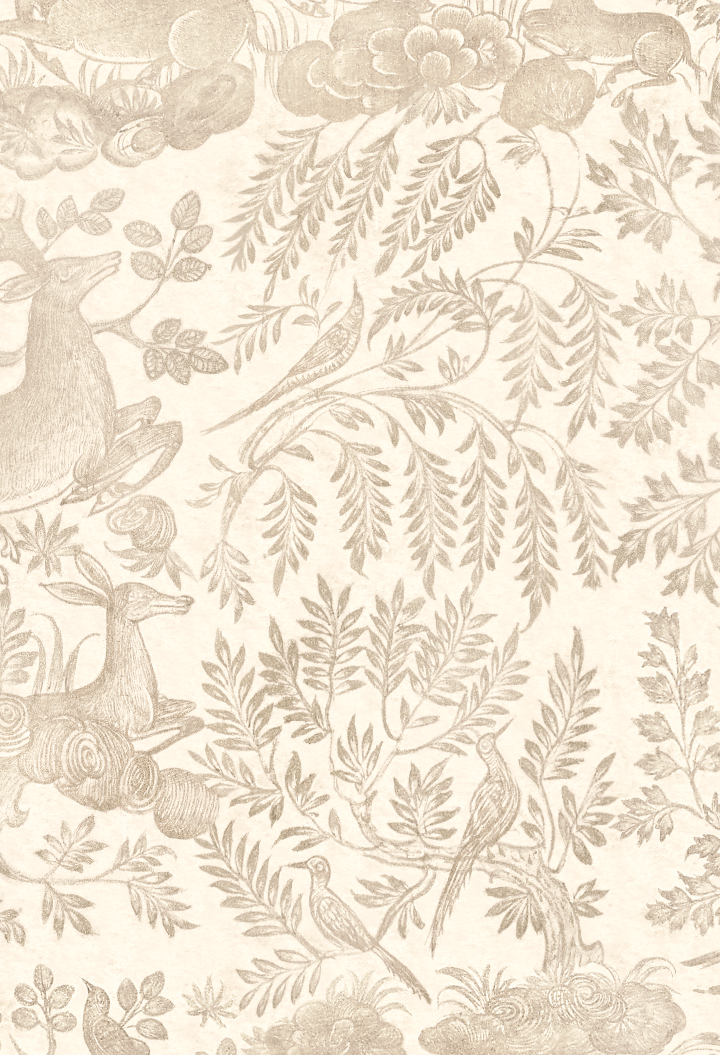 Fablewood Wallpaper - Chalk