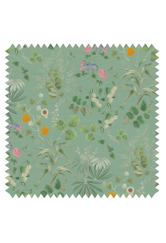 Little Eden Velvet Fabric - Spring