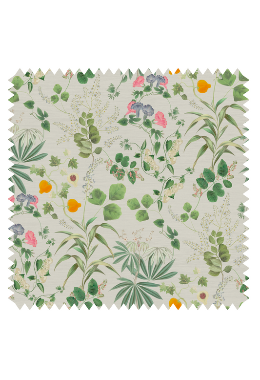 Little Eden Linen Fabric - Meadow