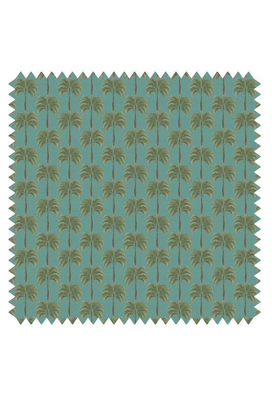 Little Palma Linen Fabric - Bay