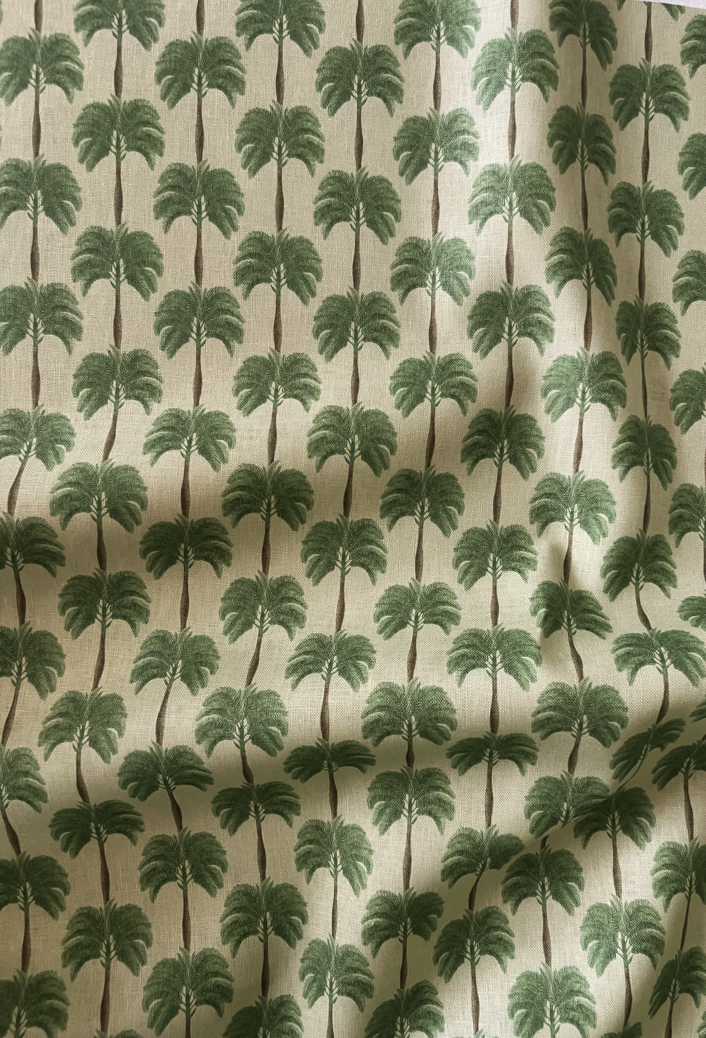 Little Palma Linen Fabric - Sand