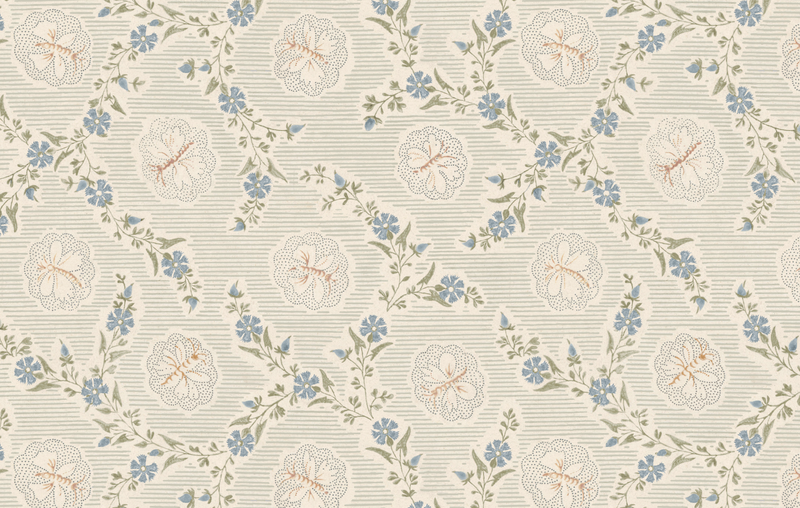 Dragonfly Fabric - Powder Blue