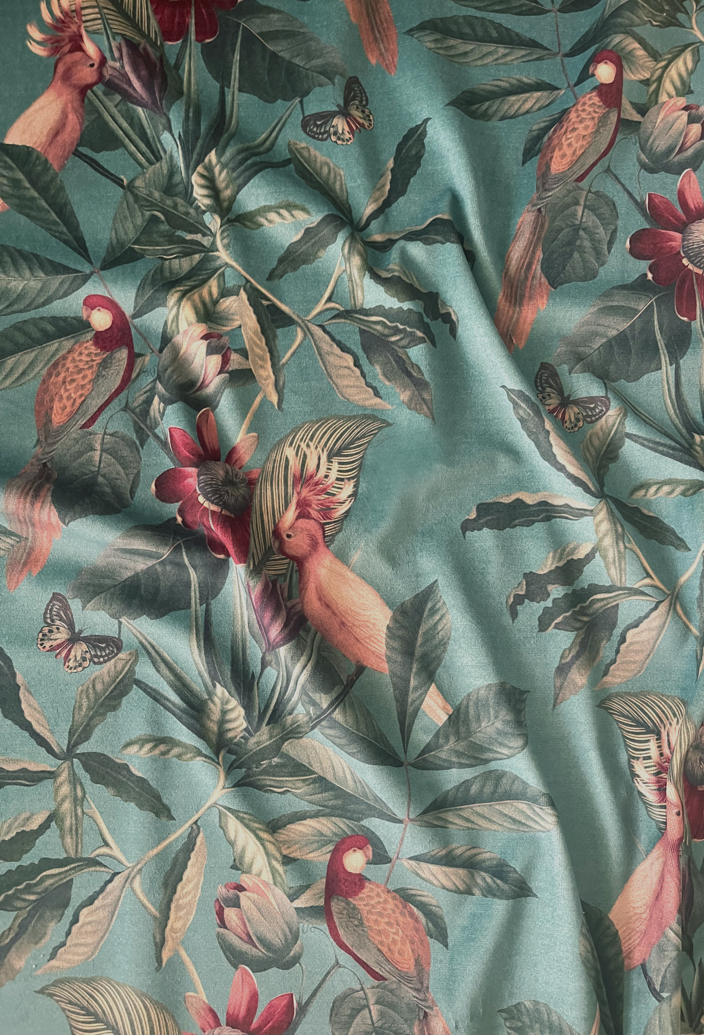Passiflora Velvet Fabric - Vardo